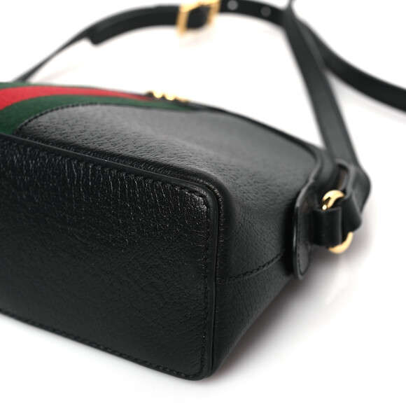 Gucci Calfskin Gg Web Small Ophidia #126860G10B - Picture 9 of 10